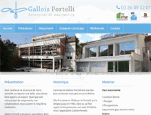 Tablet Screenshot of gallois-portelli.com